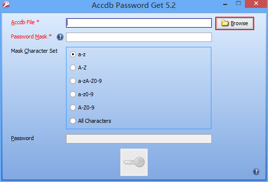 Select a Access DB File Screenshot
