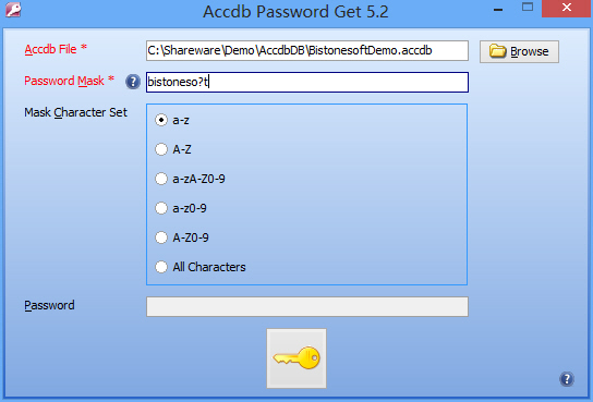 Set Password Mask Screenshot